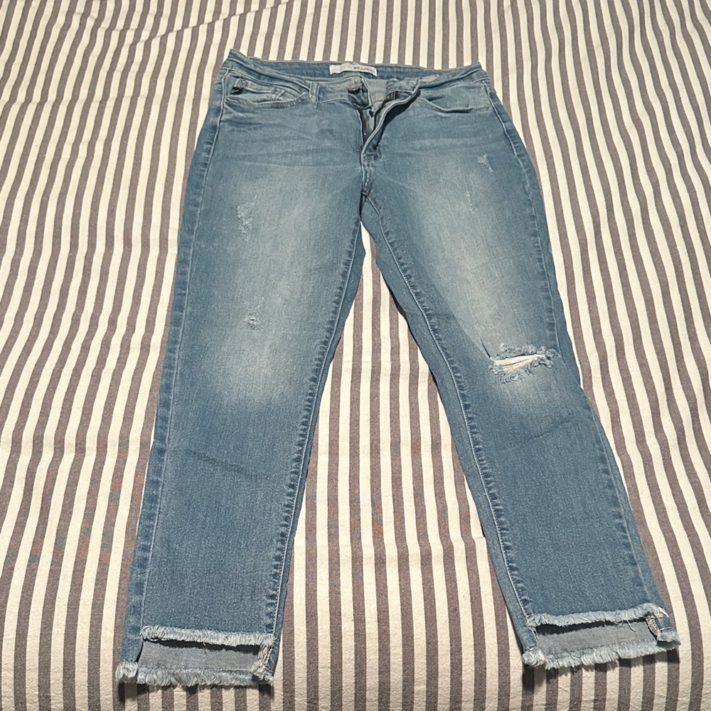 Kut from the Kloth Light Blue Cropped Jeans